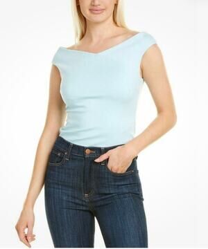 Ted Baker baby Blue Bardot top